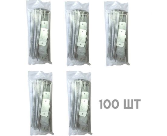 Садовые скобы Delta-Park FIX для геотекстиля GB, 100 шт. skobafix100 – изображение 2