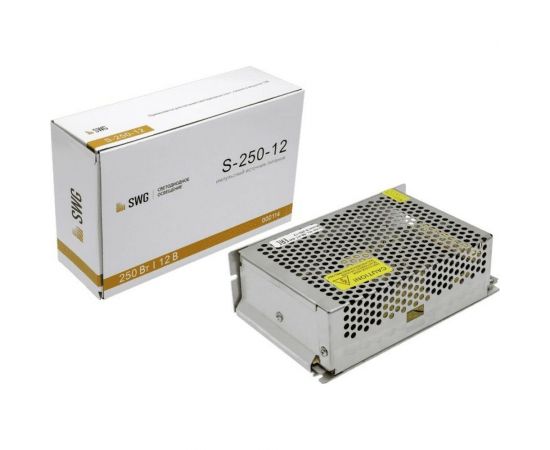 Блок питания сетка SWG 250W, 12V, S-250-12 00000000114 – изображение 3