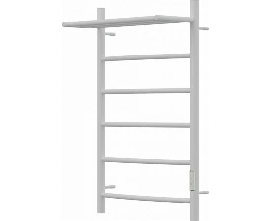 Электрический полотенцесушитель Point Афина П5 500x800 с полкой, диммер справа, белый PN04858PW – изображение 3