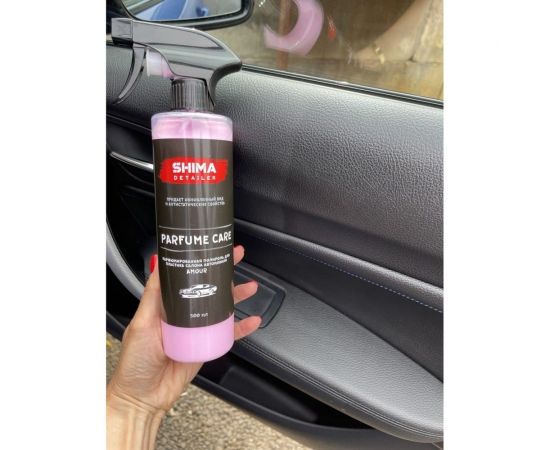 Полироль для пластика SHIMA DETAILER PARFUME CARE AMOUR парфюмированный матовый 500мл 4603740921480 – изображение 3