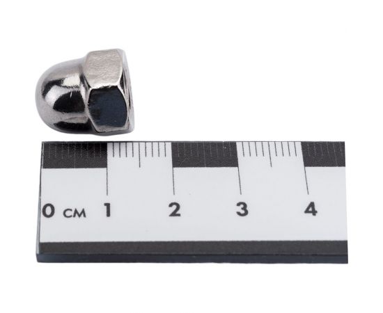 Колпачковая гайка КРЕП-КОМП нержавейка, DIN 1587, А2, М8 20 шт. гкн8мф – изображение 3