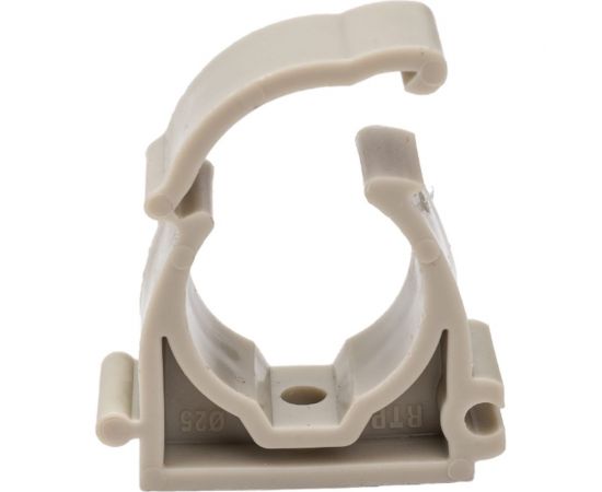 Опора для труб RTP одинарная, с защелкой, D25, серая 19750 – изображение 3