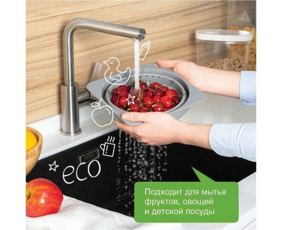 Средство для мытья посуды Synergetic ЛИМОН, концентрированное, гель, 500 мл – изображение 4