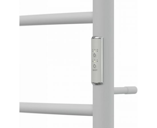 Электрический полотенцесушитель Point Афина П5 500x800 с полкой, диммер справа, белый PN04858PW – изображение 4