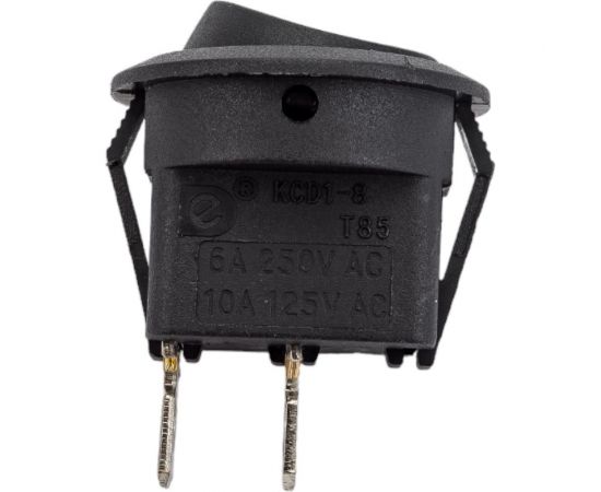 Круглая клавиша Nord-Yada 250V 6А черная (2контакта) ON-OFF (2шт в упаковке) 905484 – изображение 5