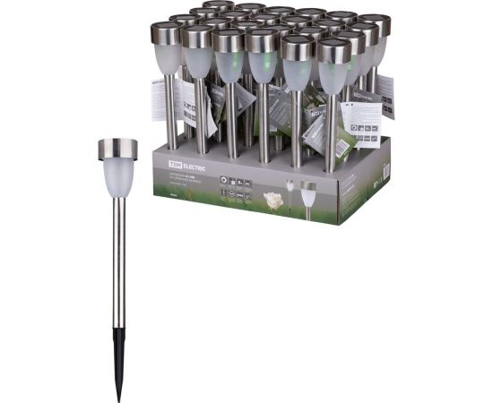 Светильник TDM СС-298 на солнечных батареях, сталь, 5,5х37cм, ДБ, SQ0330-0103 