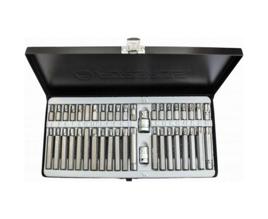 Набор бит с битодержателями (42 предмета; 75/30 мм; T20-T60, H4-H12, M5-M12) Forsage 47358 F-4421 