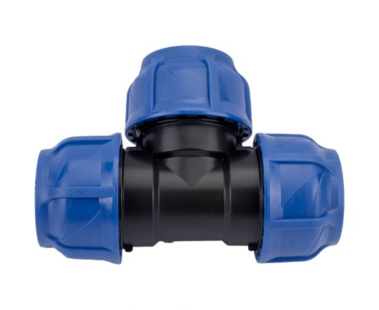 Компрессионный тройник VALFEX ПНД, 50-50-50 1210012505050 