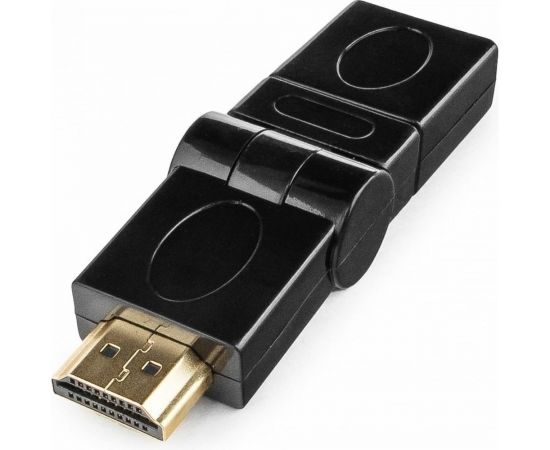Переходник Cablexpert HDMI 19F/19M вращающийся на 180 градусов, золотые разъемы A-HDMI-FFL2 