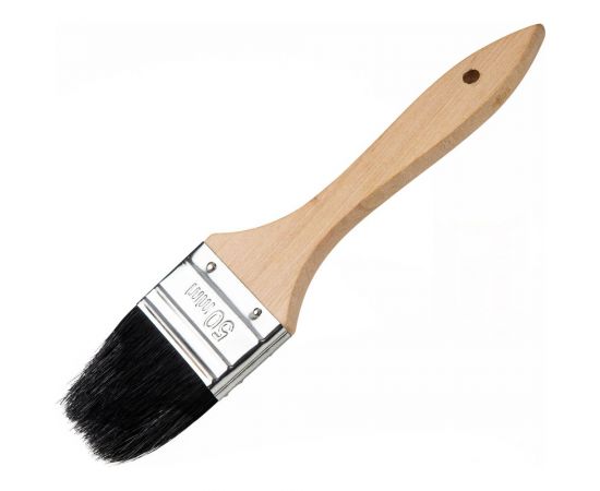 Кисть для красок и лаков на масляной основе Ocean Color натуральная щетина, 50 мм 720050 