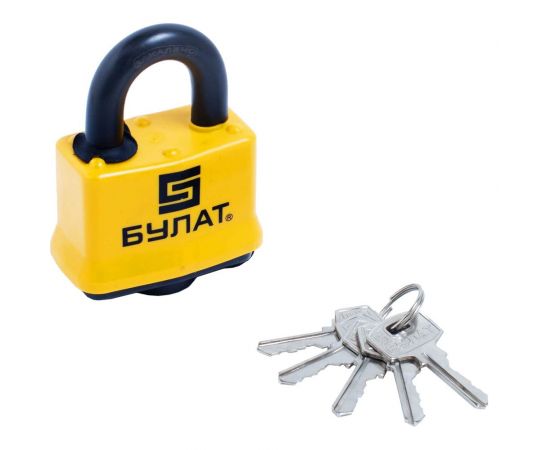 Навесной всепогодный замок БУЛАТ ВС 0350 13455 