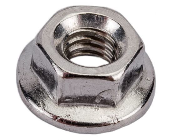 Шестигранная гайка с фланцем и насечками DINFIX DIN 6923, нерж. А2, М4, 50 шт. 00-00002659 