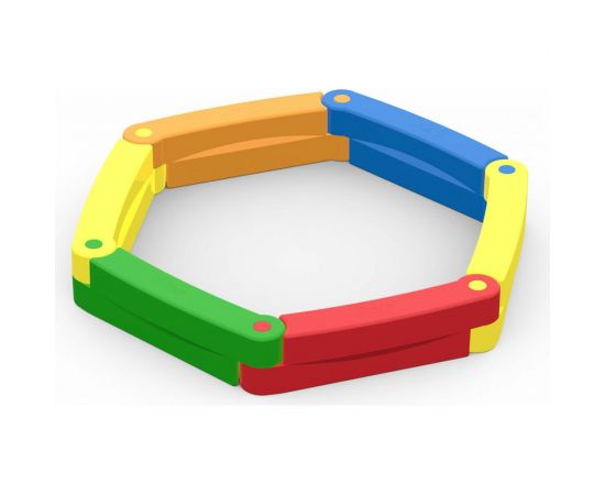 Песочница POLIMER GROUP 6 секционная DP6S 