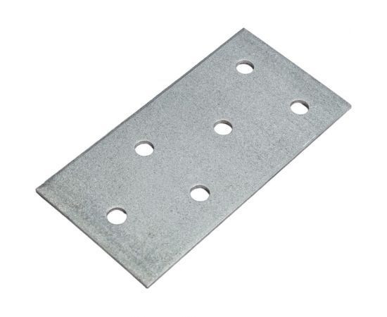 Оцинкованная соединительная пластина Невский Крепеж 80x40x2 мм 917124 
