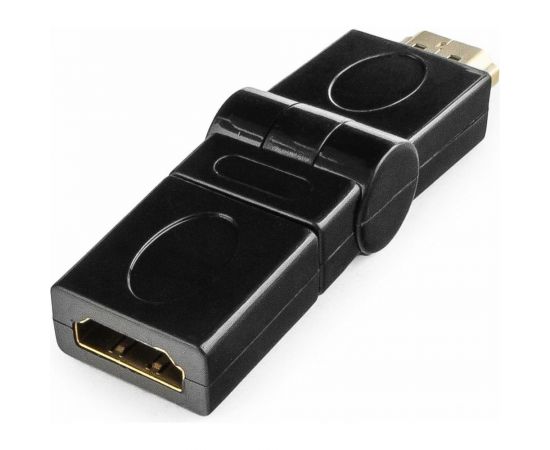 Переходник Cablexpert HDMI 19F/19M вращающийся на 180 градусов, золотые разъемы A-HDMI-FFL2 – изображение 2