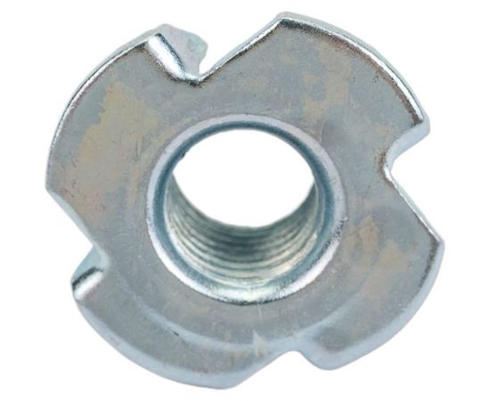 Крыльчатая мебельная забивная гайка DINFIX DIN 1624, оцинкованная, М10, 10 шт. 00-00002847 – изображение 2