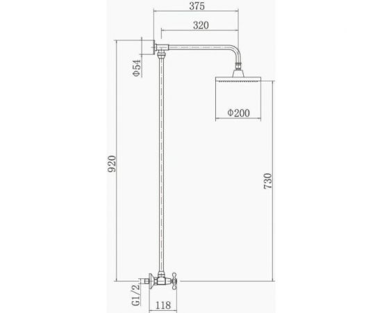 Душевая система FASHUN A2308 – изображение 2