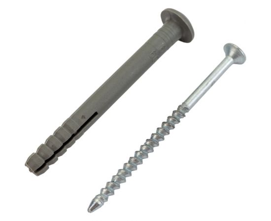 Дюбель-гвоздь Tech-Krep 6x60 мм, грибовидная манжета, полипропилен, 100 шт. 154265 – изображение 2