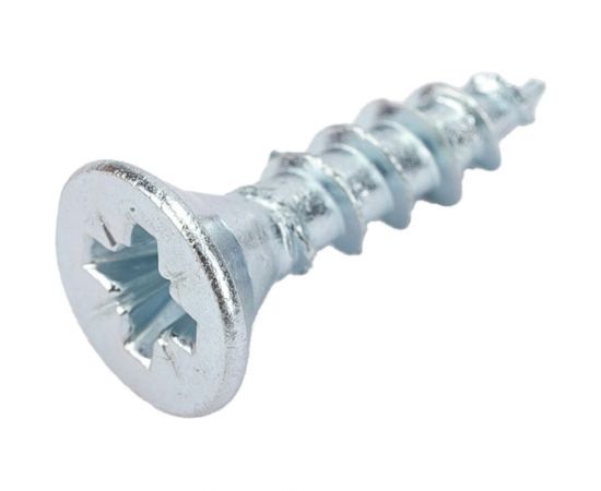 Потайной универсальный шуруп Метизный двор 4,0x16, оцинкованный, 1000 шт. 4690441021915 – изображение 2