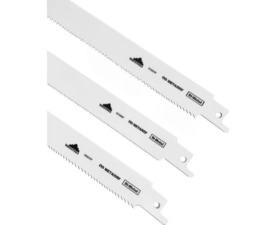 Набор полотен для сабельной электроножовки 3 шт vertextools НП-150-200-300 – изображение 2