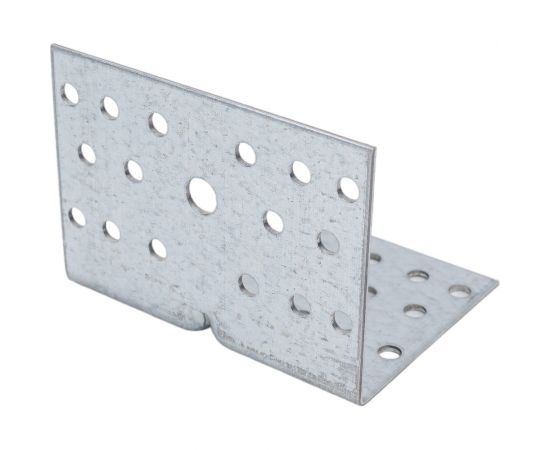 Усиленный равносторонний уголок КРЕПКО-НАКРЕПКО 60х60х80х1,5 мм 74126 – изображение 2