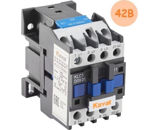 Магнитный пускатель KAYAL Контактор 9A-42AC-Б-УХЛ4 KLC1-D0901 UCD09A042V – изображение 2