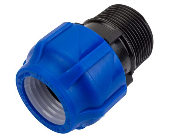 Компрессионная соединительная муфта VALFEX ПНД, с наружной резьбой, 32x1 1/4"" 121001132114 – изображение 2