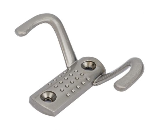 Крючок Trodos 04.48.05 перф. 2-х рожковый, никель 302132 – изображение 3