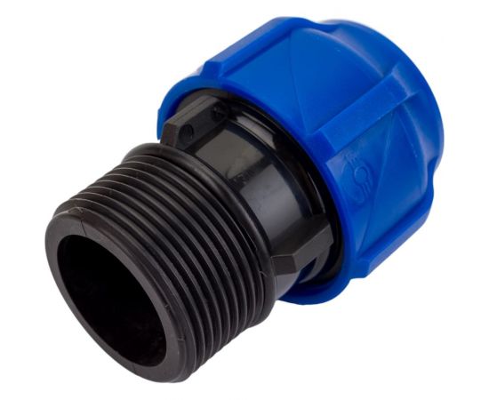 Компрессионная соединительная муфта VALFEX ПНД, с наружной резьбой, 32x1 1/4"" 121001132114 – изображение 3