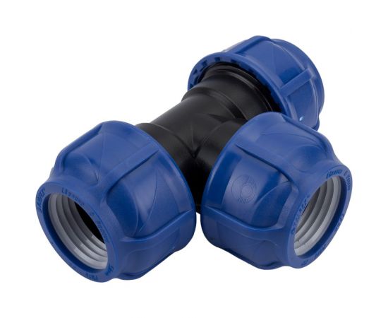 Компрессионный тройник VALFEX ПНД, 50-50-50 1210012505050 – изображение 3