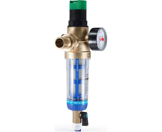 Фильтр с системой очистки и регулятором давления PROFACTOR 1/2"-3/4" PF FS 877 – изображение 3