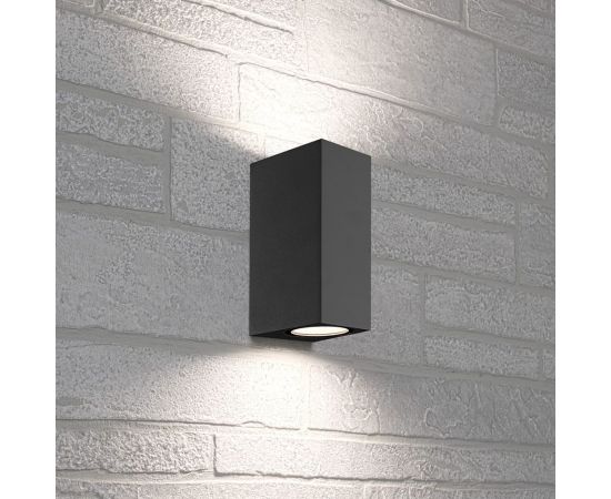 Садово-парковый светильник FERON 230V 2*GU10, DH051, черный (на стену) 48330 – изображение 4