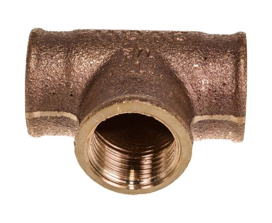 Тройник Viega, ВВВ, 1/2"", 1/2"", 1/2"", бронза RX, равнопроходной 264222 – изображение 4