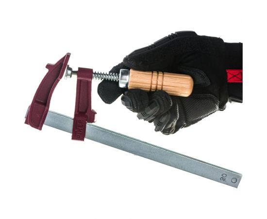 Струбцина с деревянной рукоятью Piher MM 20х7см, 4000N М00005906 – изображение 4