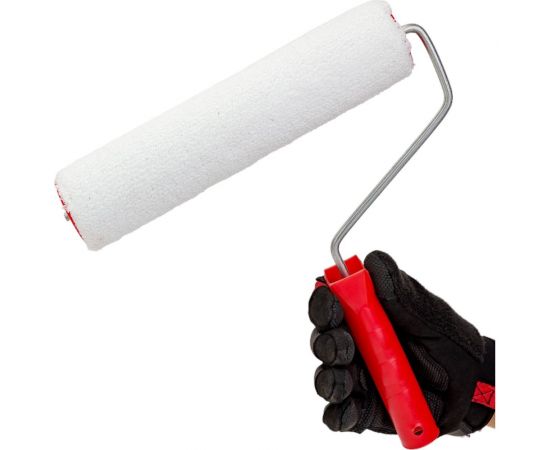 Велюровый бесшовный белый валик Петрович 240мм, ворс 4-5мм П118-240 4100002836 – изображение 5