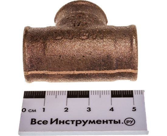 Тройник Viega, ВВВ, 1/2"", 1/2"", 1/2"", бронза RX, равнопроходной 264222 – изображение 5