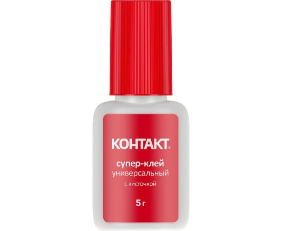 Супер-клей Контакт универсальный с кисточкой, 5 г, блистер, шоу-бокс, КМ 120 - Б05 К 24380 – изображение 6