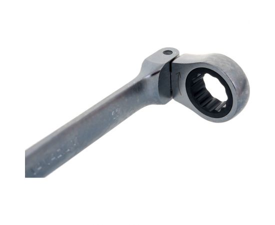 Набор комбинированных шарнирных ключей с трещоткой 12 предметов Inforce 06-05-51 – изображение 6