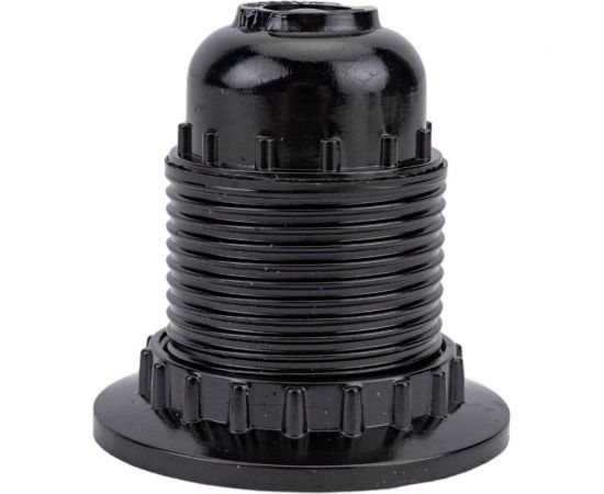 Патрон General Lighting Systems GLH-E27-CAR-H-B-R карболитовый, Е27 подвесной с кольцом черный 474003 