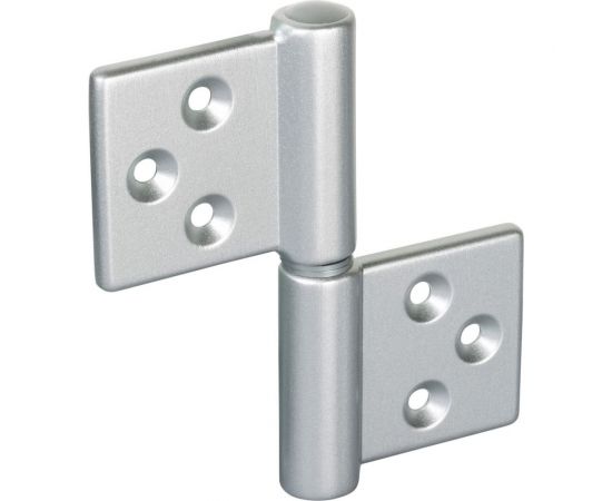 Карточная петля MORELLI CH-R 85x82 SC с круглой осью разобранная, цвет матовый хром 9012498 