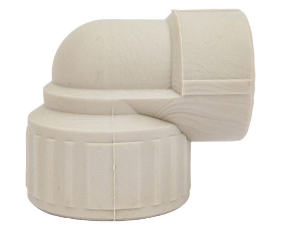 Угольник комбинированный с внутренней резьбой VALFEX PP-R серый, 25 мм х3/4"", 90 градусов 10125025Г 127-0488 