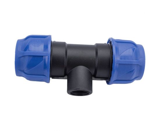 Компрессионный переходной тройник VALFEX ПНД, с внутренней резьбой, 40-3/4""-40 1210014003440 