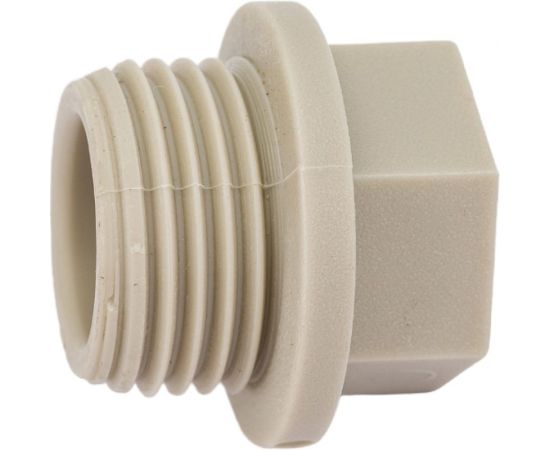 Заглушка-пробка VALFEX PP-R, серая, Дн20х1/2"" НР 10163020Г 127-0324 