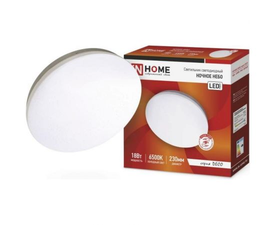 Светодиодный светильник IN HOME серии DECO 18Вт 230В 6500К 1170лм 230х55мм НОЧНОЕ НЕБО 4690612033495 