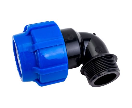 Отвод с наружной резьбой ПОЛИТЭК 50х1 1/2 50015112 