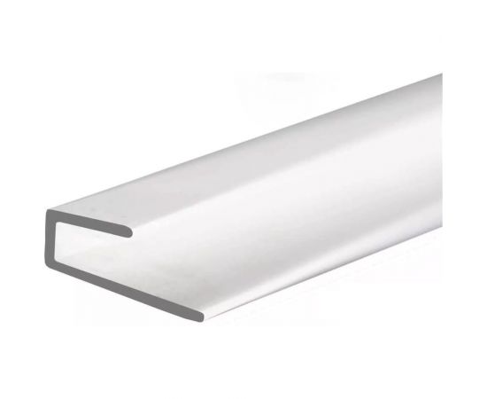 Стартовый ПВХ профиль Центурион 3 мм, Край, белый, 2,44 м 14647 