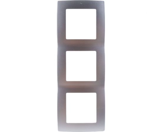 Рамка ЭРА 12-5003-03 на 3 поста, алюминий Б0014763 