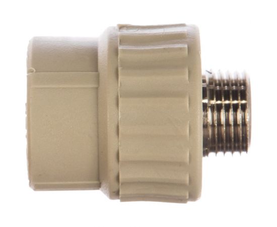 Муфта комбинированная с наружной резьбой VALFEX PP-R серая, 25 мм х1/2"" 10130125Г 127-0361 – изображение 2