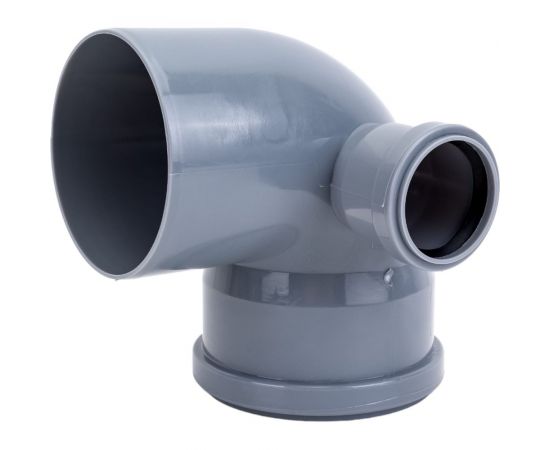 Универсальный отвод VALFEX 110/50x87.5, левый-правый, внутренняя канализация 23123150 – изображение 2