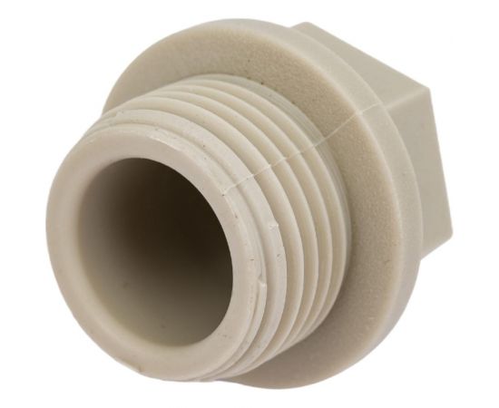 Заглушка-пробка VALFEX PP-R, серая, Дн20х1/2"" НР 10163020Г 127-0324 – изображение 2